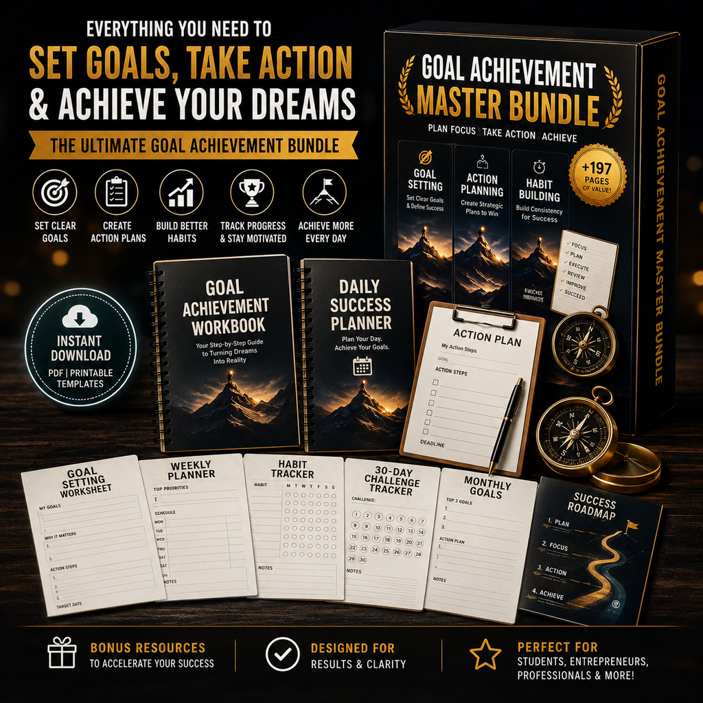 Goal Achievement Master Bundle