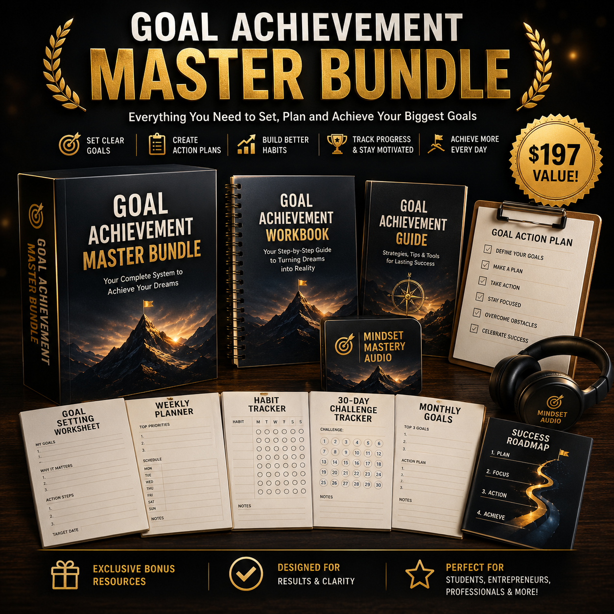 Goal Achievement Master Bundle