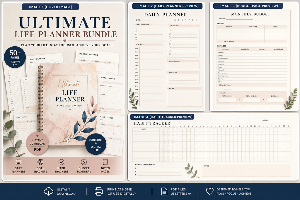 Ultimate Life Planner Bundle