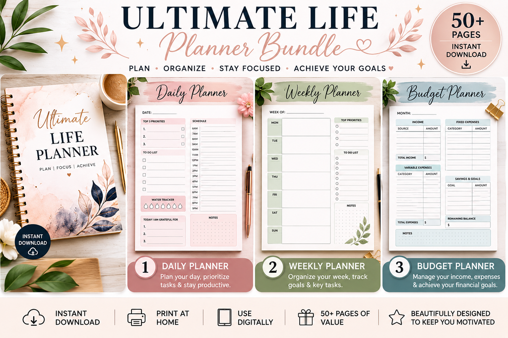 Ultimate Life Planner Bundle
