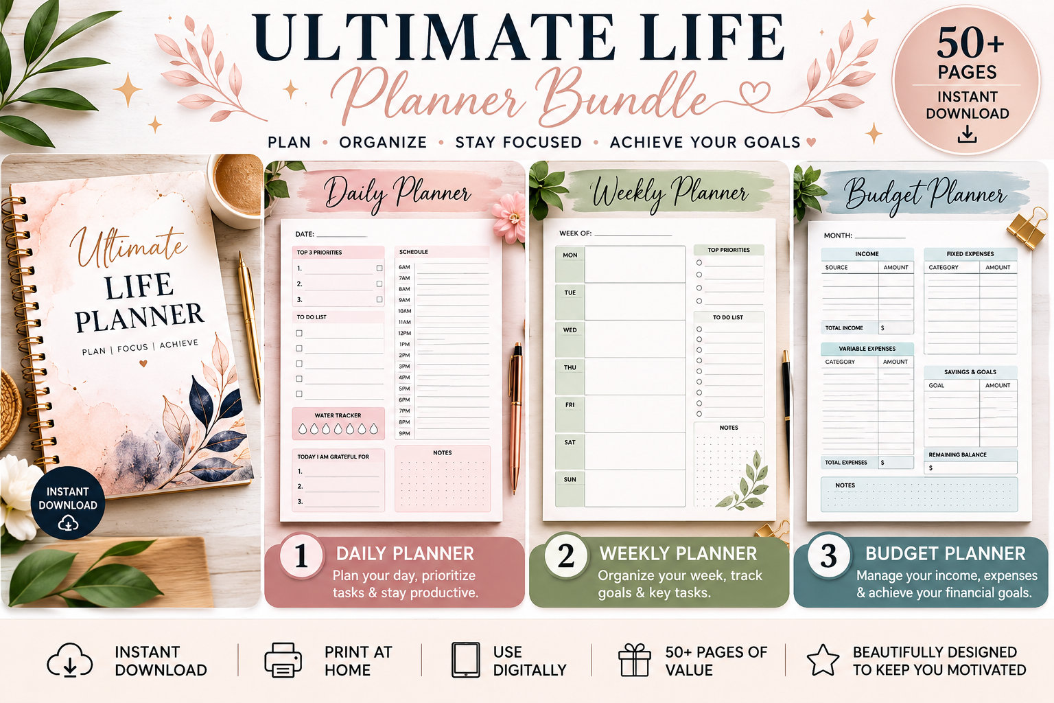 Ultimate Life Planner Bundle